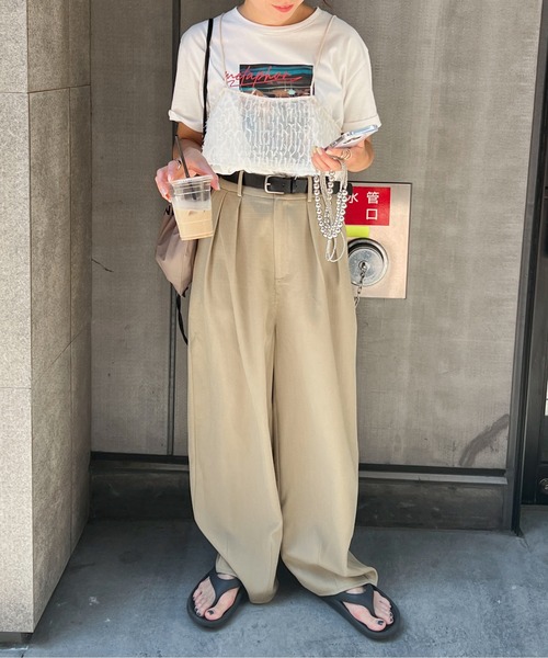 feepur（フェピュール）の「フェザーライクシアービスチェ（その他トップス・レディース・アイボリー/ブラック・MEDIUM）」の20枚目の写真