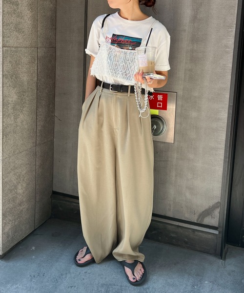 feepur（フェピュール）の「フェザーライクシアービスチェ（その他トップス・レディース・アイボリー/ブラック・MEDIUM）」の22枚目の写真