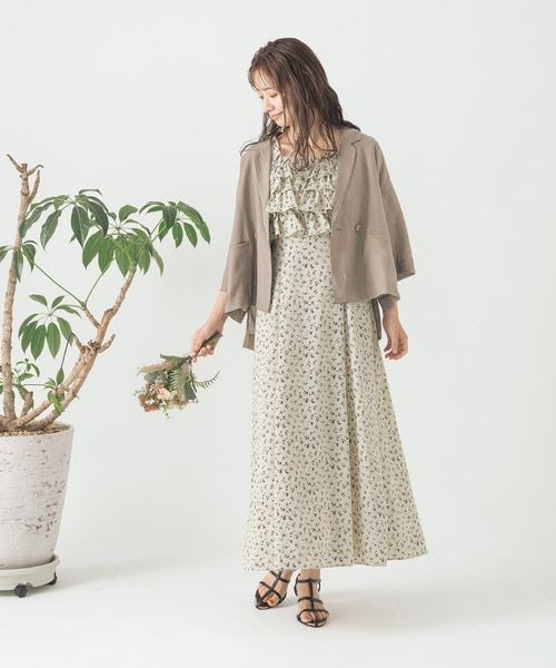 mysty woman（ミスティウーマン）の「ダブルボタンシャツジャケット2  142267（テーラードジャケット・レディース・モカ/グレイッシュベージュ/ブラック・FREE）」の20枚目の写真