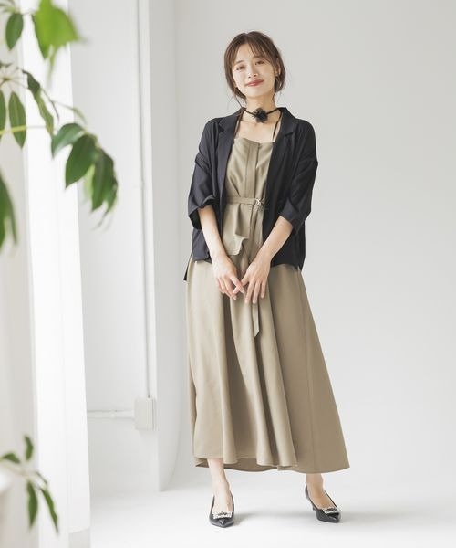 mysty woman（ミスティウーマン）の「ダブルボタンシャツジャケット2  142267（テーラードジャケット・レディース・モカ/グレイッシュベージュ/ブラック・FREE）」の18枚目の写真