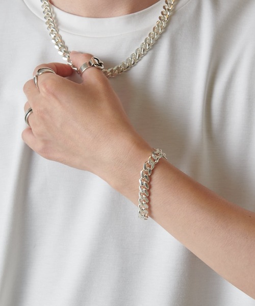 Lui's（ルイス）の「Ah STチェーンブレスレット（バングル/リストバンド・メンズ・シルバー・FREE）」の2枚目の写真