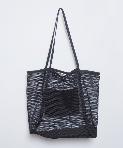 Crisp（クリスプ）の「【ZOZO限定】ビッグメッシュトートバッグ（トートバッグ・レディース・ブラック/アイボリー/ブルー・FREE）」の20枚目の写真
