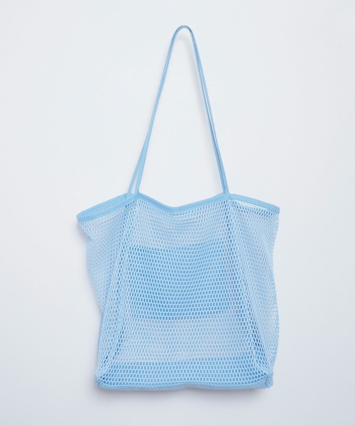 Crisp（クリスプ）の「【ZOZO限定】ビッグメッシュトートバッグ（トートバッグ・レディース・ブラック/アイボリー/ブルー・FREE）」の21枚目の写真