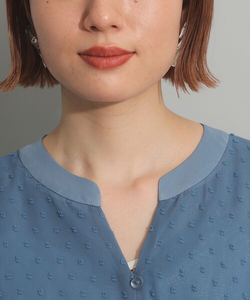 Ray BEAMS（レイビームス）の「カット ドビー  キーネック ワンピース（ワンピース・レディース・ブラック/ブルー系その他2・0/1）」の18枚目の写真