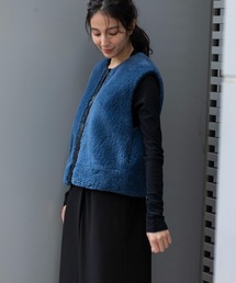 Munich | シープボアムートンリバーシブルジレ(ムートンコート)