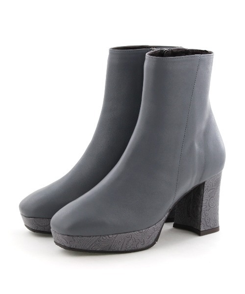 HIMIKO（ヒミコ）の「【Made in Japan】【撥水】スクエアトゥストームブーツ/641414（ブーツ・レディース・ブラック/ブルーグレー・23.5cm/24.0cm/24.5cm/23.0cm/22.0cm/22.5cm/25.0cm）」の12枚目の写真