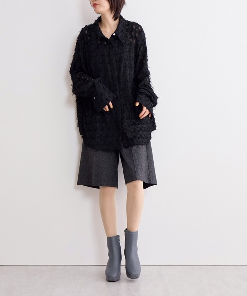 HIMIKO（ヒミコ）の「【Made in Japan】【撥水】スクエアトゥストームブーツ/641414（ブーツ・レディース・ブラック/ブルーグレー・23.5cm/24.0cm/24.5cm/23.0cm/22.0cm/22.5cm/25.0cm）」の17枚目の写真