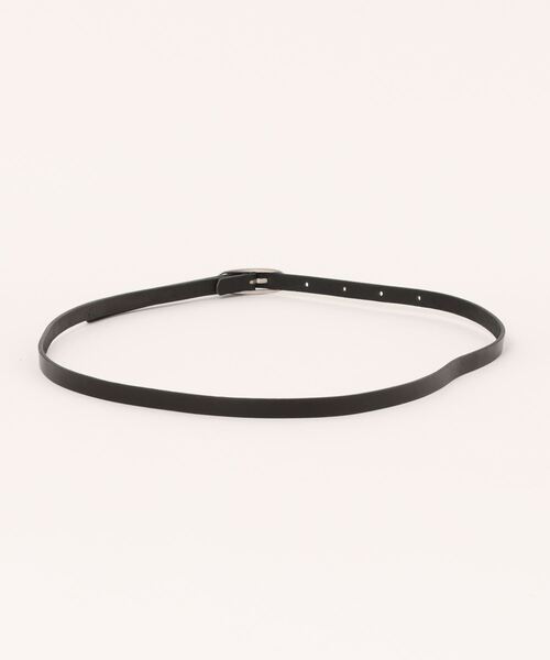 Q（キュー）の「オーバルバックルベルト（ベルト・レディース・レッド/ブラック/オリーブ・ONE SIZE）」の5枚目の写真