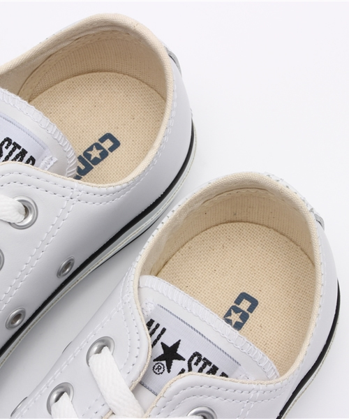 CONVERSE（コンバース）の「converse コンバース LEATHER ALL STAR OX レザー オールスター オックス WHITE（スニーカー・メンズ・ホワイト・5h/8/9/7/9h/8h/4/7h/11h/10h/5/6h/3/3h/4h/6）」の3枚目の写真