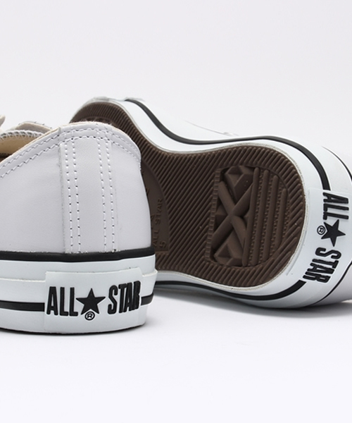 CONVERSE（コンバース）の「converse コンバース LEATHER ALL STAR OX レザー オールスター オックス WHITE（スニーカー・メンズ・ホワイト・5h/8/9/7/9h/8h/4/7h/11h/10h/5/6h/3/3h/4h/6）」の4枚目の写真