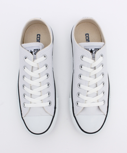 CONVERSE（コンバース）の「converse コンバース LEATHER ALL STAR OX レザー オールスター オックス WHITE（スニーカー・メンズ・ホワイト・5h/8/9/7/9h/8h/4/7h/11h/10h/5/6h/3/3h/4h/6）」の5枚目の写真