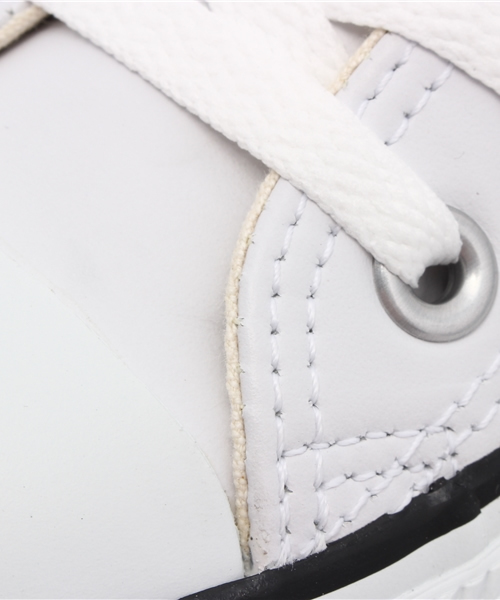 CONVERSE（コンバース）の「converse コンバース LEATHER ALL STAR OX レザー オールスター オックス WHITE（スニーカー・メンズ・ホワイト・5h/8/9/7/9h/8h/4/7h/11h/10h/5/6h/3/3h/4h/6）」の6枚目の写真