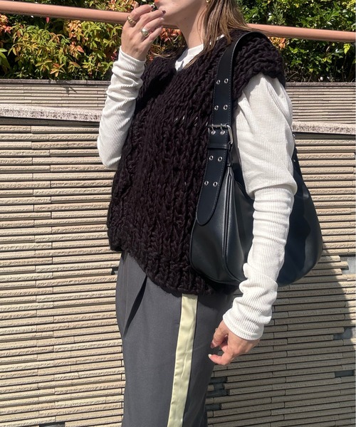 y/m by misato（イムバイミサト）の「ハンドニットロービング