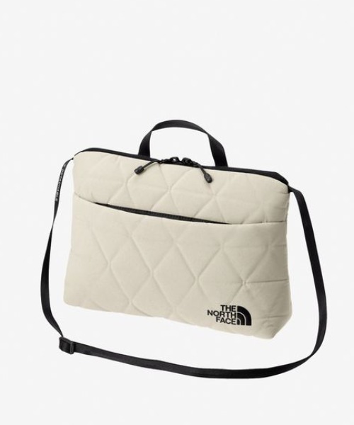 THE NORTH FACE（ザノースフェイス）の「THE NORTH FACE(ザ・ノース・フェイス)Geoface Pouch ジオフェイスポーチ NM32356【2026年入荷モデル】（ショルダーバッグ・レディース・グレー/ブラック/ホワイト/カーキ/アイボリー・F）」の2枚目の写真