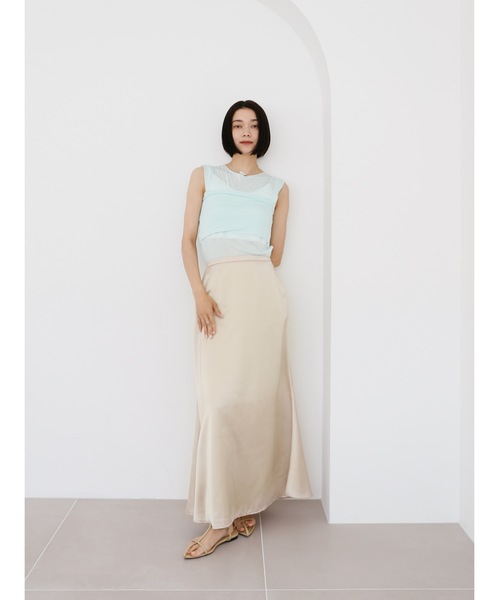 Katrin TOKYO(カトリーントーキョー)の「multi way sheer tee(Tシャツ/カットソー・レディース・ブルー系その他/ホワイト/ブラック・XS/FREE)」の14枚目の写真