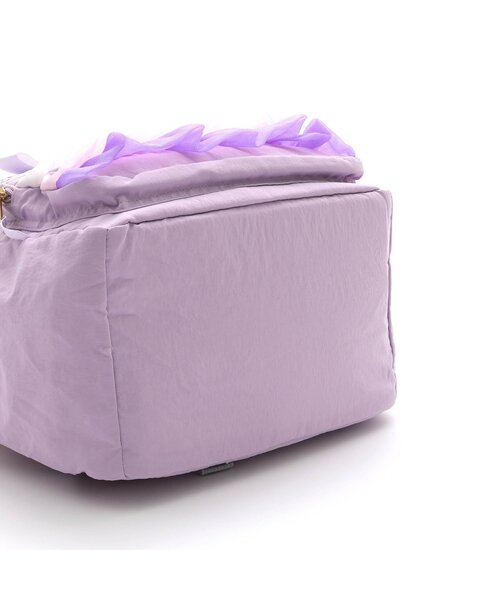 Ampersand（アンパサンド）の「リボン チュールポケットリュック（バックパック/リュック・キッズ・ピンク/ラベンダー・XS/S/MEDIUM/SMALL）」の3枚目の写真