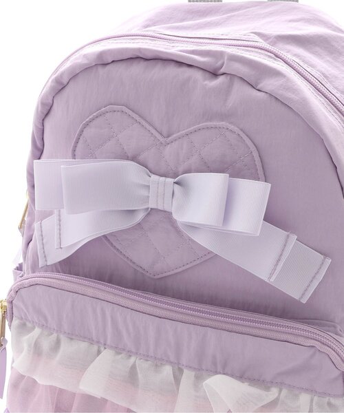 Ampersand（アンパサンド）の「リボン チュールポケットリュック（バックパック/リュック・キッズ・ピンク/ラベンダー・XS/S/MEDIUM/SMALL）」の11枚目の写真