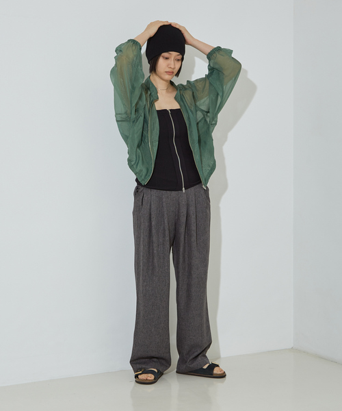 セール】マルチWAY ニット ZIP ビスチェ（Tシャツ/カットソー