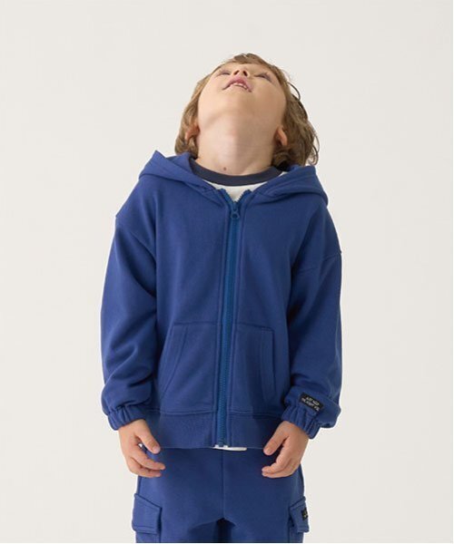 セール】【セットアップ可能】ドロップシンプルジップパーカ（パーカー