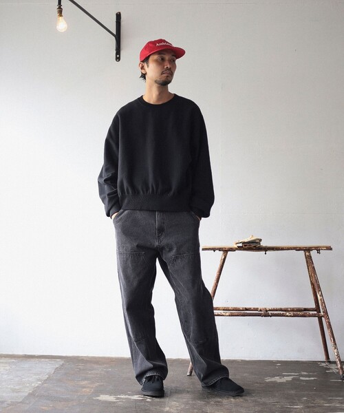 B:MING by BEAMS（ビーミングバイビームス）の「ambiance / Short Wide Sweat（スウェット・メンズ・レッド/ブラック・MEDIUM/SMALL/LARGE/X-LARGE）」の4枚目の写真