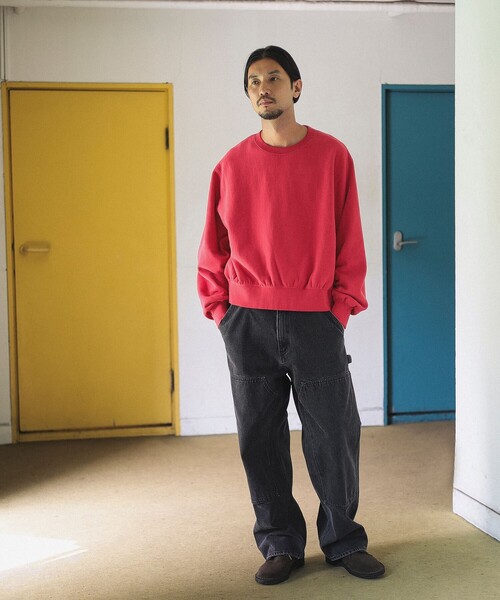 B:MING by BEAMS（ビーミングバイビームス）の「ambiance / Short Wide Sweat（スウェット・メンズ・レッド/ブラック・MEDIUM/SMALL/LARGE/X-LARGE）」の14枚目の写真