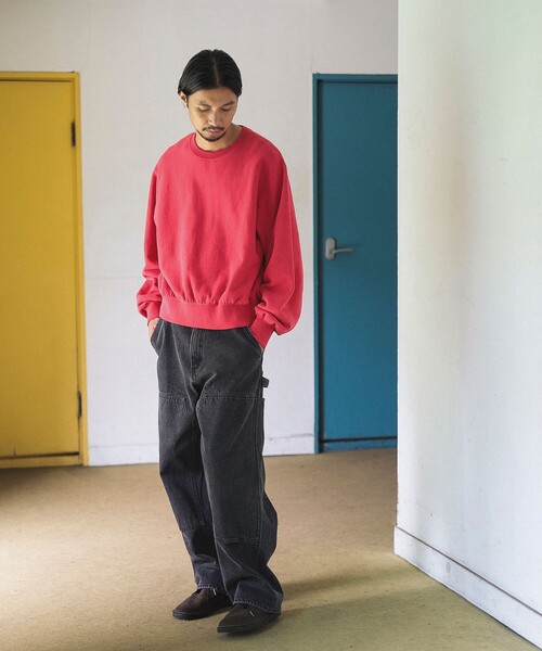 B:MING by BEAMS（ビーミングバイビームス）の「ambiance / Short Wide Sweat（スウェット・メンズ・レッド/ブラック・MEDIUM/SMALL/LARGE/X-LARGE）」の15枚目の写真