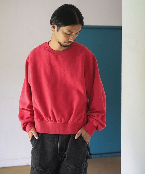 B:MING by BEAMS（ビーミングバイビームス）の「ambiance / Short Wide Sweat（スウェット・メンズ・レッド/ブラック・MEDIUM/SMALL/LARGE/X-LARGE）」の17枚目の写真
