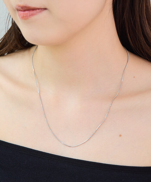 Kastane(カスタネ)の「【fiw.】ダブルネックレスS(ネックレス・レディース・シルバー・FREE)」の6枚目の写真