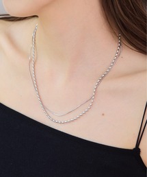 Kastane | 【fiw.】ダブルネックレスS(ネックレス)