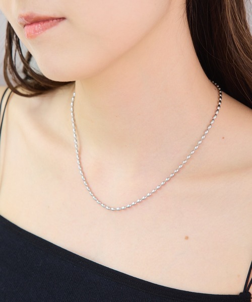 Kastane(カスタネ)の「【fiw.】ダブルネックレスS(ネックレス・レディース・シルバー・FREE)」の3枚目の写真