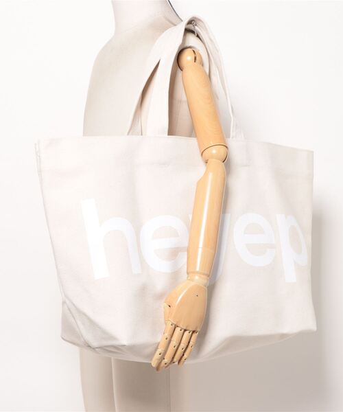 Scrap Book（スクラップブック）の「【heyep】Large Logo Canvas Bag