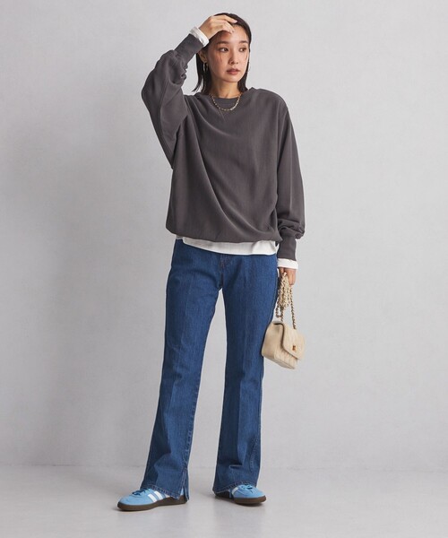 新品　グリーンレーベル　＜at ease＞ロングスリーブ カットソー　３枚セット UNITED ARROWS green label relaxing 【WEB限定】＜at ease
