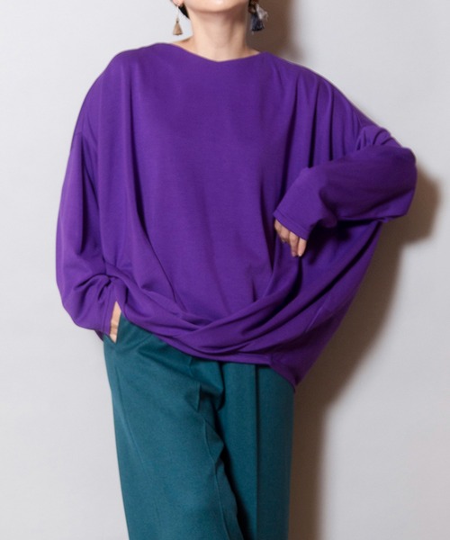 【セール】フロントタックプルオーバー（Tシャツ/カットソー）｜OSMOSIS（オズモーシス）