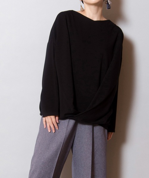 【セール】フロントタックプルオーバー（Tシャツ/カットソー）｜OSMOSIS（オズモーシス）