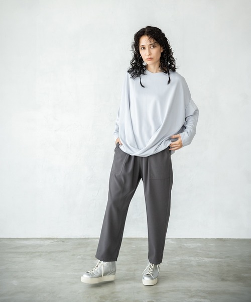 【セール】フロントタックプルオーバー（Tシャツ/カットソー）｜OSMOSIS（オズモーシス）