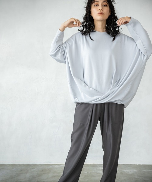 【セール】フロントタックプルオーバー（Tシャツ/カットソー）｜OSMOSIS（オズモーシス）