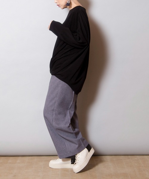 【セール】フロントタックプルオーバー（Tシャツ/カットソー）｜OSMOSIS（オズモーシス）