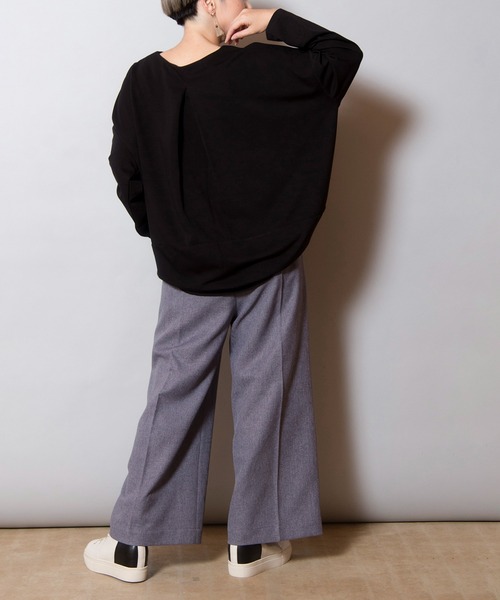 【セール】フロントタックプルオーバー（Tシャツ/カットソー）｜OSMOSIS（オズモーシス）