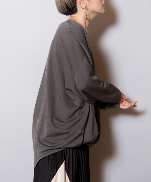 【セール】フロントタックプルオーバー（Tシャツ/カットソー）｜OSMOSIS（オズモーシス）