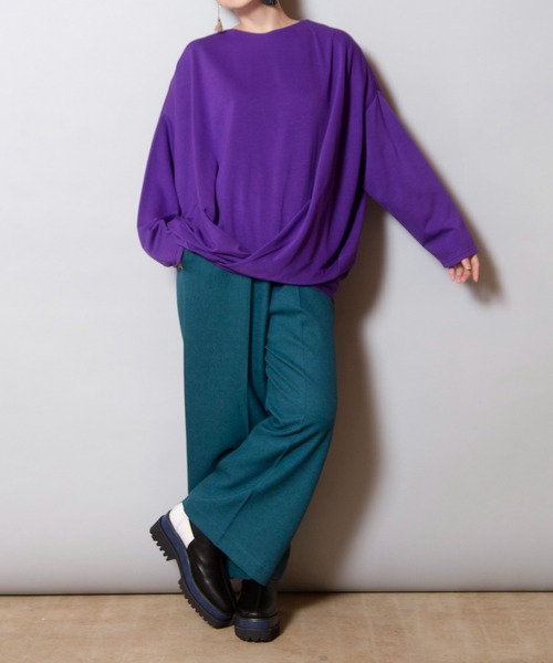 【セール】フロントタックプルオーバー（Tシャツ/カットソー）｜OSMOSIS（オズモーシス）