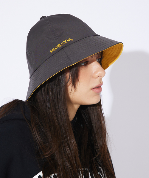 FRUIT OF THE LOOM（フルーツオブザルーム）の「【FRUIT OF THE LOOM/フルーツオブザルーム】テニスハット/バケットハット（ハット・メンズ・チャコールグレー/ベージュ/カーキ/ブラック・フリー）」の5枚目の写真