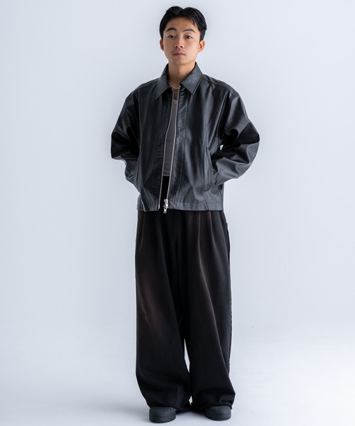 美品 ALOUND TWO TUCK SWEATPANTS BLACK Mサイズ Two tuck sweatpants ⁄ 2タックスウェットパンツ（スウェットパンツ