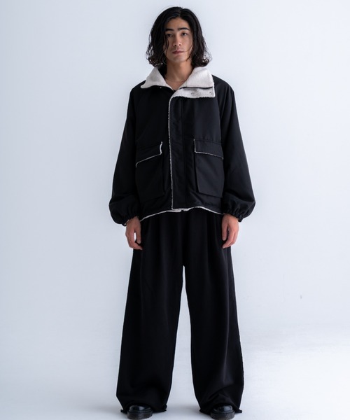 美品 ALOUND TWO TUCK SWEATPANTS BLACK Mサイズ Two tuck sweatpants ⁄ 2タックスウェットパンツ（スウェットパンツ