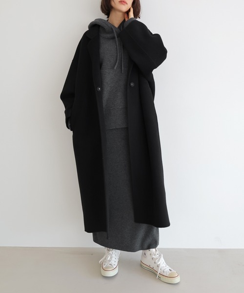 セール】総針ウールニットタイトスカート（スカート）｜evernavy