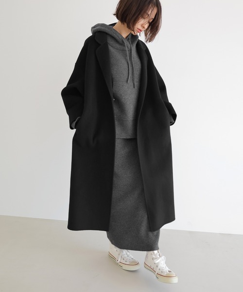 セール】総針ウールニットタイトスカート（スカート）｜evernavy