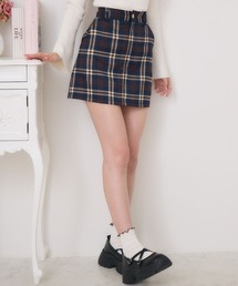 チェック台形ミニSK