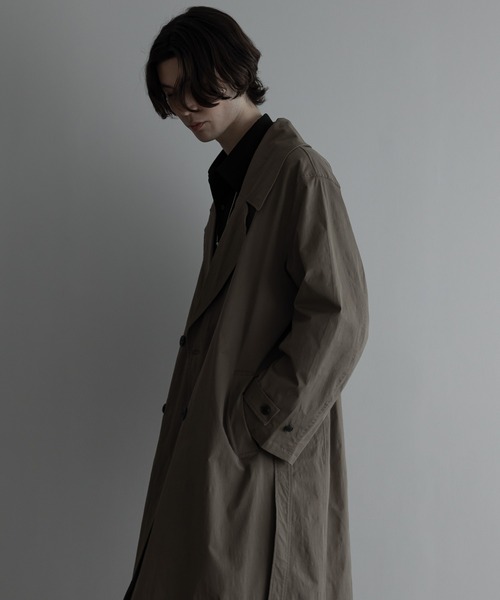 remer ルーズダブルブレストトレンチコート loose double breasted trench coat / ルーズダブルブレスト