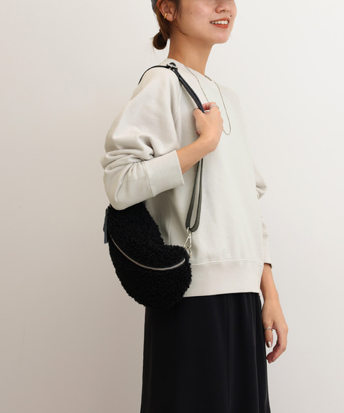 JOURNAL STANDARD relume（ジャーナルスタンダード　レリューム）の「《追加》サイドリブコンパクトスウェット（スウェット・レディース・ライトグレー/ブラウン/ピンク/ダークブルー・FREE）」の11枚目の写真