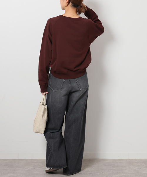 JOURNAL STANDARD relume（ジャーナルスタンダード　レリューム）の「《追加》サイドリブコンパクトスウェット（スウェット・レディース・ライトグレー/ブラウン/ピンク/ダークブルー・FREE）」の16枚目の写真