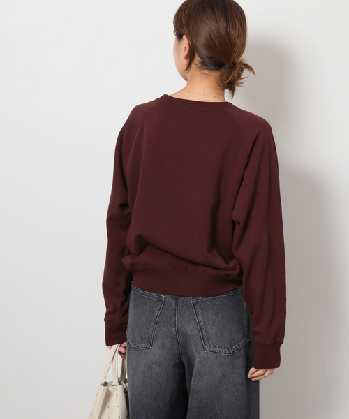 JOURNAL STANDARD relume（ジャーナルスタンダード　レリューム）の「《追加》サイドリブコンパクトスウェット（スウェット・レディース・ライトグレー/ブラウン/ピンク/ダークブルー・FREE）」の19枚目の写真